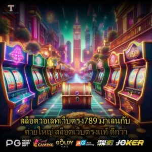 สล็อตวอเลทเว็บตรง789 มาเล่นกับ ค่ายใหญ่ สล็อตเว็บตรงแท้ ดีกว่า